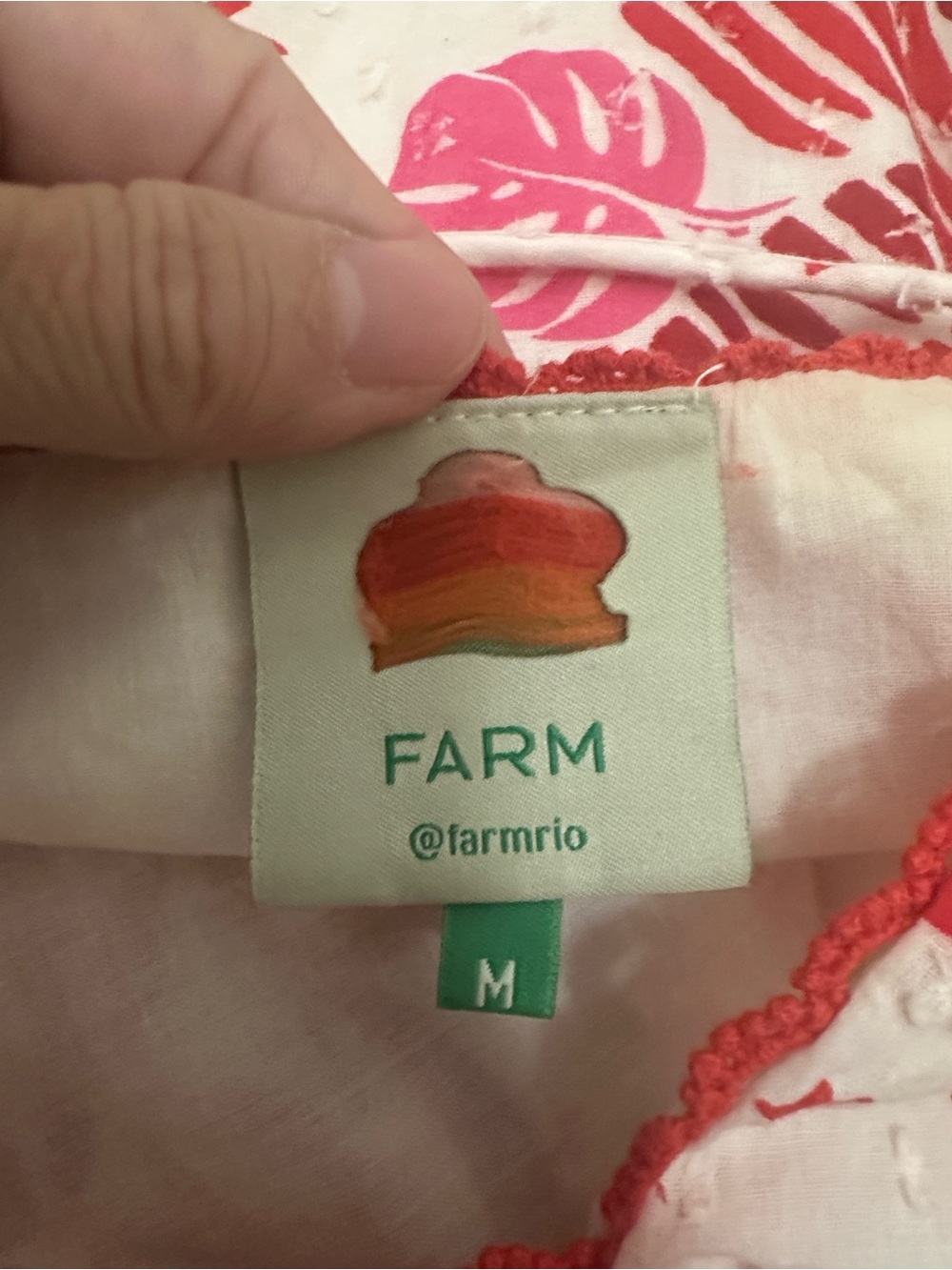 FARM Rio Rio Tiles Cotton Mini Dress | - Picture 13 of 15